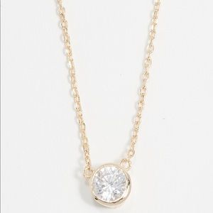 Shashi Solitaire Necklace NWOT!